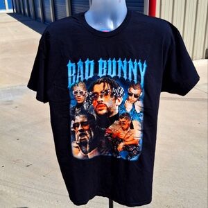 BAD BUNNY BOOT LEG RAP T SHIRT size XL